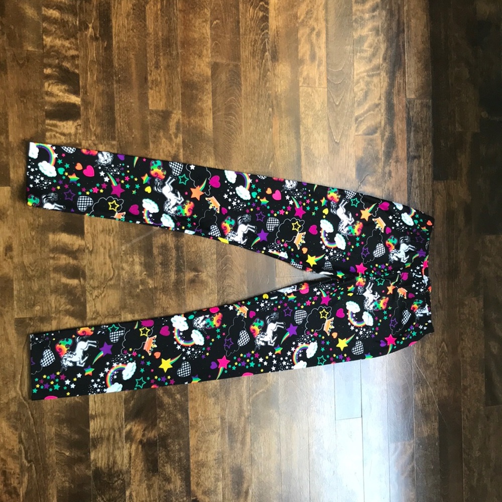 Unicorn and Rainbow Kids Leggings